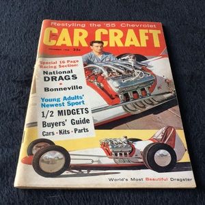 Car Craft magazine vintage December 1958 cars automotive